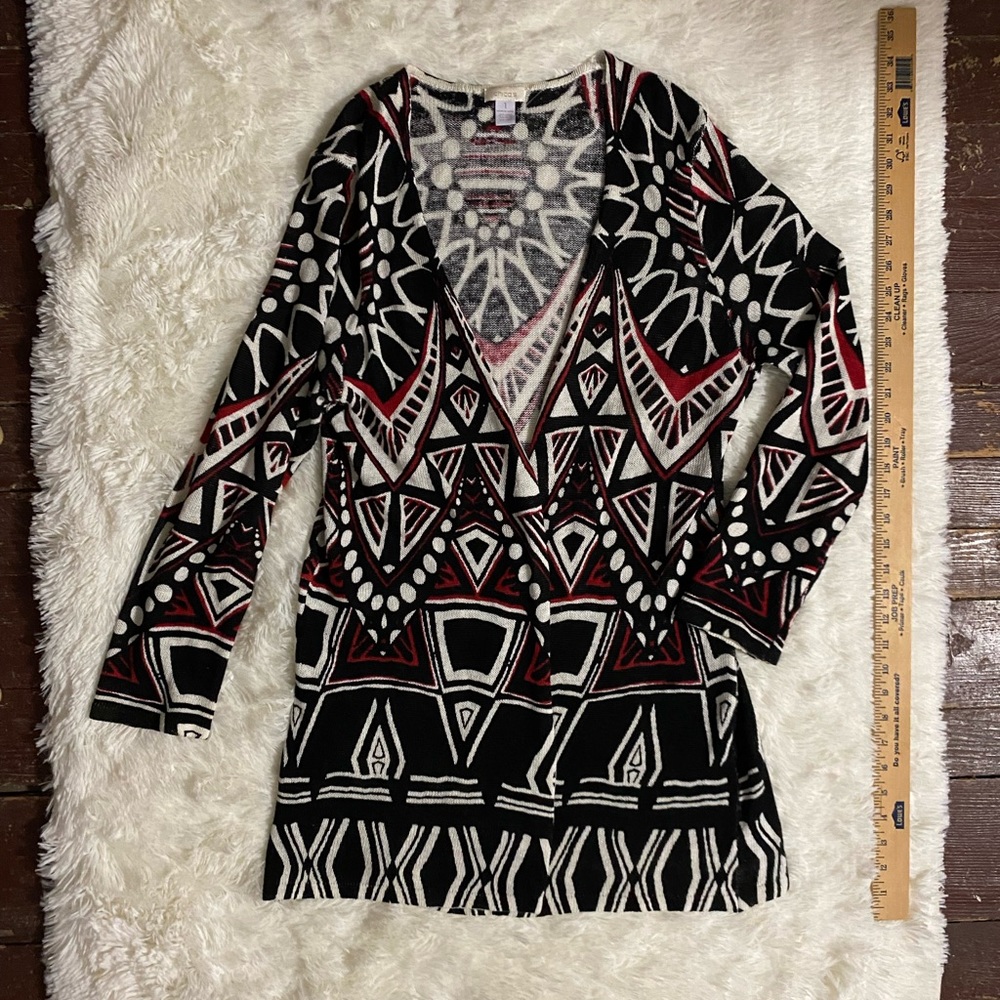 Chico’s size 1 long sweater